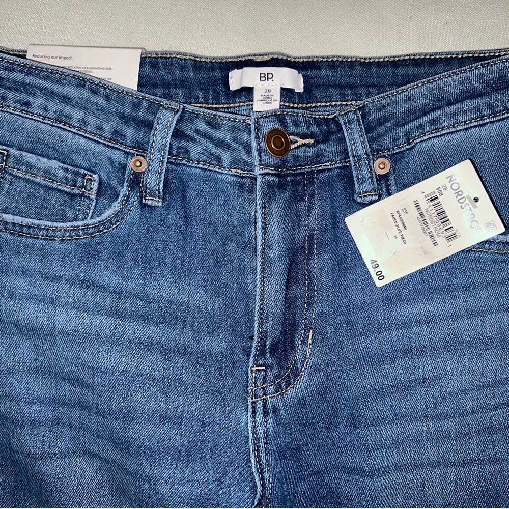 BP wide leg - dark denim jean - size 28